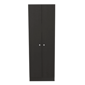 Armadio a Doppia Porta Dakari Multistorage con Cinque Ripiani Neri per Deposito, Negozio Online e Garage - Product Image 3