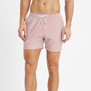 Nouveaux shorts de bain classiques en polyester de haute qualité, solides, à séchage rapide, décontractés pour l'été, service OEM personnalisé, shorts par sublimation - Product Image 2