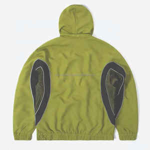 Personnalisé 2025 Hommes Grande Taille Nylon Réfléchissant Coupe-Vent Zipper Jogger Panneau Latéral Chaud Bloc de Couleur Ensemble de Survêtement - Product Image 3