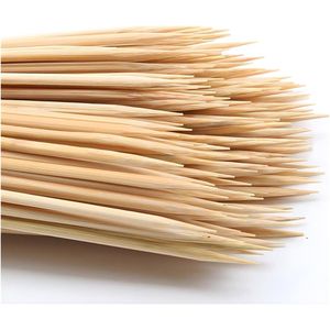 100 Spiedini in Bambù da 12 Pollici, Bastoncini di Legno per BBQ, Antipasti, Frutta, Cocktail, Kabob, Fontana di Cioccolato, Cucina e Grigliate - Product Image 1