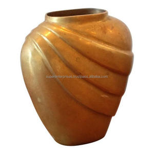 Jarrón y Macetas Modernos a Precio Accesible, Macetas de Escritorio, Macetas de Interior de Latón Brillante Metálico Hechas a Mano, Maceta de Lujo para Plantas - Product Image 1