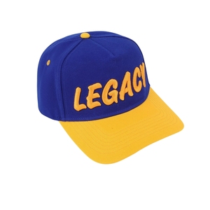 Gorra SGRho Legacy Snapback Azul Rey con Bordado Dorado de Hermandad Griega, Ajustable, para Mujer, Estilo Universitario Casual - Product Image 5