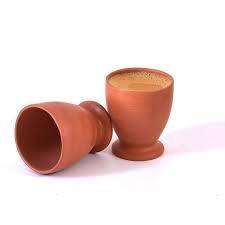 Tasses à céréales faites à la main en gros Smoothie en terre cuite tasse à boire en argile mexicaine verre à eau en terre cuite pour le thé Faizacraft - Product Image 3