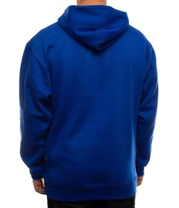 เสื้อฮู้ดฮอกกี้ผู้ชายไซส์ใหญ่คุณภาพสูง ผ้าคอตตอน/โพลีเอสเตอร์ถัก พร้อมลายปักแบบเรียบ - Product Image 4