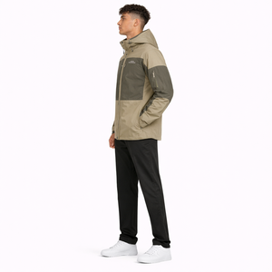 Chaqueta cortavientos de invierno para hombre, reversible, impermeable, resistente al viento, transpirable, con logotipo personalizado, de alta calidad, para hombre, B2B. - Product Image 3