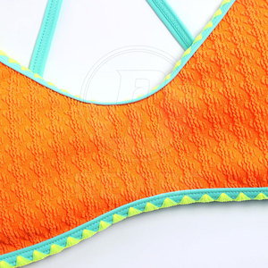 Conjuntos de Bikini Modernos de 2 Piezas, Cómodos y de Alta Calidad, en Spandex/Poliéster, Transpirables, para Mujer, Ideales para Vacaciones, Natación y Playa - Product Image 5