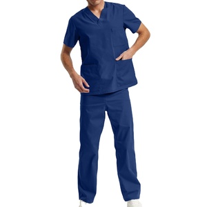 Tenues médicales unisexes super douces sur mesure, haut et pantalon 2 pièces, uniforme d'infirmière, logo personnalisé, blouses d'hôpital - Product Image 1