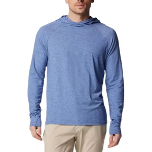 <b>Men's</b> <b>Blue</b> Turtleneck Pullover Long Sleeve Raglan Sleeve Quick Dry Knitted Slim Fit Casual Autumn Wear - Product Image 4