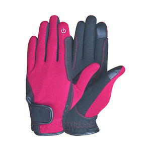 Guantes de Equitación de Diseño Moderno, Cómodos, Transpirables, de Cuero, con Protección Completa para los Dedos - Product Image 1