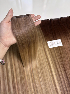 Extensions de cheveux vietnamiens Lexhair en vrac, super double drawn, vierges Remy, 100g avec clips - Product Image 3