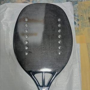 Custom Color Lightweight Beach Padel Racket 330g 50cm Tennis <b>Racquet</b> with EVA Foam Polyester Cover for Team Training - Product Image 1