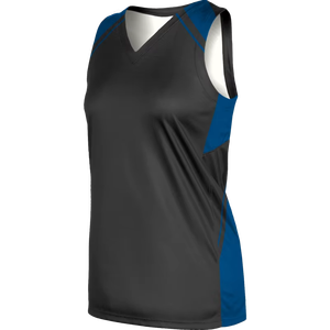 Camiseta Deportiva sin Mangas con Cuello en V para Mujer, Absorbente de Humedad, Ajustada, de Poliéster, para Todas las Temporadas, Color Sólido - Product Image 4