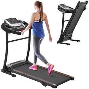 Electric Folding Treadmill 2.5HP Motor & 300LBS Capacity 3 Level Incline & 12 P Speed <b>Walking</b> & Jogging <b>Machine</b> - Product Image 1