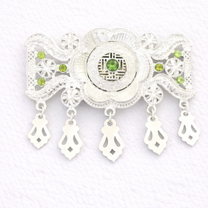 MOLL JEWELLERS - Joyería Vintage Chapada en Oro, Aleación Hecha a Mano, Ecológica, Impermeable, Elegante, con Brillantina, Mini Animales, Borlas y Flores - Product Image 5