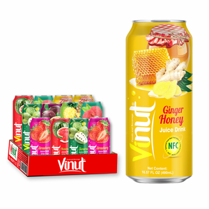 Pour VINUT 490ml de jus de fruits sans sucre avec pulpe de marque privée échantillon gratuit OEM/ODM de l'usine du Vietnam - Product Image 1