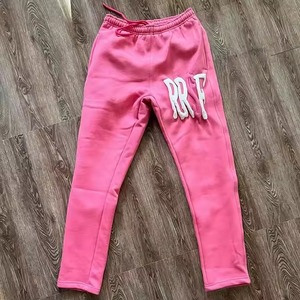 <b>Pink</b> Adults Unisex Hooded Solid <b>Tracksuit</b> Full Length Eco-friendly Casual Sweatshirt Sweatpants Set Side Pockets Winter Wear - Product Image 2