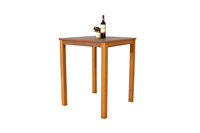 Vente en gros de meubles de bar de jardin modernes et d'extérieur ensemble table haute et chaise de bar en bois d'acacia pour bar à la maison