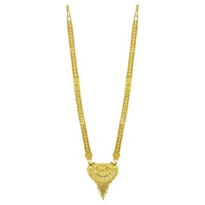 Joyería de Latón al por Mayor, Chapada en Oro de 14K, 18K, 24K, Conjunto de Joyería Larga Tradicional - Product Image 3