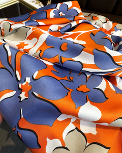 90*90Cm Square Scarf Twill Silk Feeling Women Head Shawls and <b>Wraps</b> Luxury Hair Tree Print <b>Neck</b> Scarves Hijab Bandana Pashmina - Product Image 6