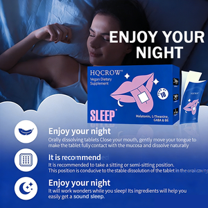 Comprimés <span class=keywords><strong>de</strong></span> mélatonine végétaliens en film, en stock, soutien doux pour le sommeil, régulation du rythme circadien, non habituants, prêts à être expédiés en vrac - Product Image 3