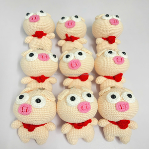 พวงกุญแจโครเชต์แฮนด์เมด จี้ถักไหมพรมจิ๋ว ตุ๊กตาไหมพรมน่ารัก ของตกแต่งกระเป๋า สร้างสรรค์ ไม่ซ้ำใคร ของขวัญแฟชั่นสำหรับกระเป๋า - Product Image 5