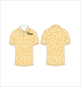 เสื้อโปโลผู้ชายลายจุดแบบกำหนดเองเสื้อโปโลกอล์ฟแขนสั้นเสื้อโปโลกีฬาลำลองคุณภาพสูงพิมพ์ลายด้วยเทคโนโลยีซับลิเมชัน - Product Image 6