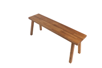 Fournisseur du Vietnam Banc d'extérieur en bois d'acacia antique, rustique, naturel et original pour parc extérieur