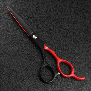 Durable Salon Barber Scissors Stainless Steel Precision Edge Ergonomic Finger <b>Rings</b> Smooth Cutting Barber Scissors - Product Image 1