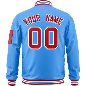 Chaqueta Bomber Personalizable con Cierre 2025, Diseño Cosido Personalizado para Hombres, Mujeres y Jóvenes, Tallas XS-XL, Estilo Universitario, Tinte Liso - Product Image 1