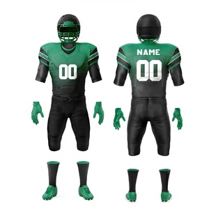 Conjunto de Uniforme de Fútbol Americano Sublimado Personalizado, Jersey y Pantalones Transpirables, Resistentes, que Absorben la Humedad, Ropa Deportiva para Partidos de Equipo - Product Image 1