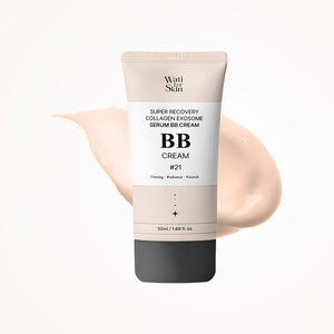 Crème BB coréenne Whatiforskin K-Beauty Syupeo Recovery Collagen Eksojom Serum BibiCream 21h Fabriqué en Corée - Product Image 2