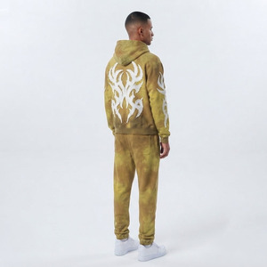 Trajes Deportivos con Capucha Huzaifa Products, Diseño Elegante y Moderno, Bordados, 100% Algodón, 400gsm, Ecológicos, con Efecto Desgastado por el Sol, Fabricación OEM - Product Image 6