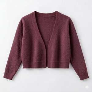 Cárdigan de punto minimalista para mujer, ideal para un look elegante y relajado en cualquier temporada. - Product Image 1