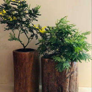 Grand pot à fleurs en laiton fait main de style chinois, imprimé UV, vintage traditionnel, pour hôtel et gîte - Product Image 1