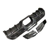 Becquet arrière en fibre de carbone et FRP, séparateur de pare-chocs arrière pour BMW Mini Cooper S C F55 F56 F57 JCW style Giomic 2016-2021