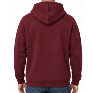 Men’s <b>Burgundy</b> Reading Graphic Pullover <b>Hoodie</b>,Student Sweatshirt with Books Print, College Campus Casual wear - Product Image 2
