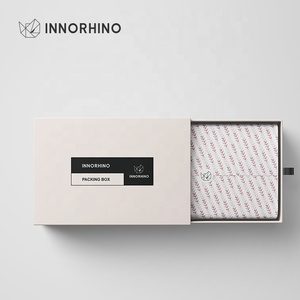 กล่องของขวัญแบบลิ้นชักแข็งแบบกำหนดเองพร้อมริบบิ้นดึง บรรจุภัณฑ์กระดาษหรูหราสำหรับเครื่องประดับและเสื้อผ้า ปรับแต่งโลโก้และขนาดได้ - Product Image 4