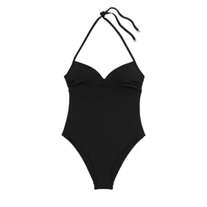 Traje de Baño Personalizado 2025, Fabricante, Logotipo Personalizado, Cuello en V, Cierre de Cremallera, Bikini, Traje de Baño de Una Pieza para Mujer - Product Image 1