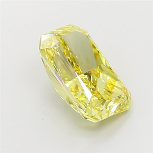 Diamante Cultivado en Laboratorio, Certificado CVD, Gema Suelta, Joyería Fina Elegante, Brillo de Lujo, Corte Cojín Radiante, Amarillo Intenso - Product Image 4