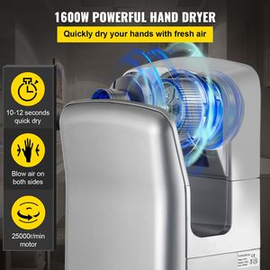 Asciugamani Elettrico a Getto d'Aria da 1800W - Asciugatore Commerciale Premium in ABS con Filtrazione HEPA, Montaggio a Parete - Product Image 2