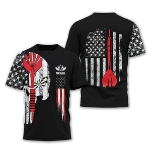 เสื้อทีมดาร์ทแบบกำหนดเอง OEM เสื้อยืดขายส่ง พิมพ์ลายเสื้อตามสั่ง - Product Image 4