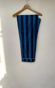 Ensemble de pyjama coordonné pour femmes Naaz Textile, imprimé à rayures de tigre, vêtements de détente et de sommeil décontractés d'été, pyjama en coton - Product Image 2