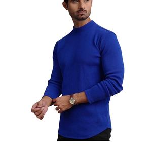 Sweat-shirt d'hiver unisexe en coton 100% à col montant uni, streetwear décontracté, pull avec impression numérique - Product Image 1