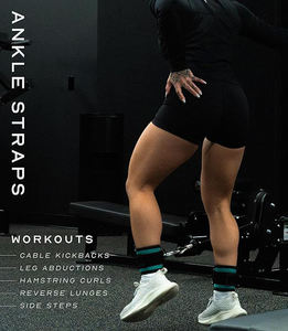 Custom Logo Premium Fitness Ankle Strap Comfortable Secure-Fit <b>Athletic</b> <b>Support</b> for Strength Training & Active Performance - Product Image 4