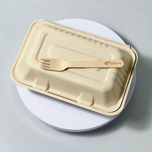 Contenedor de Alimentos Desechable Sostenible con Múltiples Compartimentos para Entrega de Comidas, Servicio de Catering y Comida para Llevar - Product Image 2