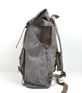 Mochila de Lona y Cuero, Estilo Casual, para Viajes, Escuela, Portátil, Venta al Por Mayor, Logotipo Personalizado de Fábrica, LCB-0097 - Product Image 3