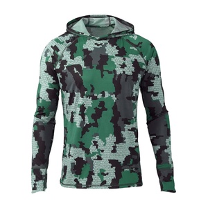 2026 Hooded Camouflage Waterproof UPF 50+ Quick Dry Fishing Suit 100% Polyester Breathable Outdoor Customized Fishing Clothing - Product Image 4