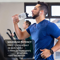 Capsules de Maca extra-fortes avec supplément à base de plantes naturelles pour aider à réduire les niveaux de cortisol et à augmenter l'endurance