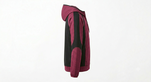 Veste de survêtement zippée en polaire à capuche unie pour femme, idéale pour la gym, la course et les activités de plein air - Product Image 3