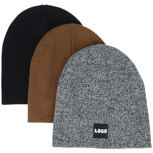 New 2026 High Quality Ribbed Beanie <b>Cap</b> <b>Winter</b> Knit Hat Spandex/Cotton Unisex Adjustable Custom Embroidery Factory OEM ODM - Product Image 4